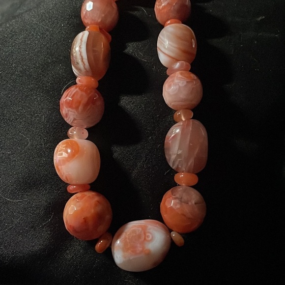 20" Picante Agate Bead Necklace by Jay King - Picture 9 of 10